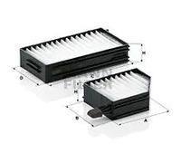 MANN-FILTER CU 21 002-2 Filtro de aire de cabina (set de 2) - para Automóviles + Vehículos de transporte