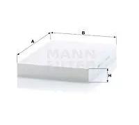 MANN-FILTER Filtro de aire habitáculo CU 34 003 para Volvo XC60 XC90 V60 V90 S90 S60 y Polestar 1