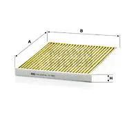 MANN-FILTER FP 2243 Filtro de aire de cabina - FreciousPlus Filtro de Polen Biofuncional - para Automóviles + Vehículos de transporte