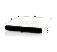 Filtro de cabina detrás de la guantera Filtro de partículas CU 24 009 para MAZDA