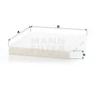 MANN-FILTER CU 26 009 Filtro de aire de cabina - para Automóviles + Vehículos de transporte