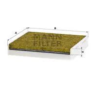 Filtro, aire habitáculo MANN-FILTER FP 24 026