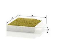 MANN-FILTER FP 26 023 Filtro de aire de cabina - FreciousPlus Filtro de Polen Biofuncional - para Automóviles + Vehículos de transporte