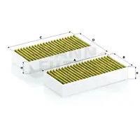 Filtro de cabina Filtro carbón activado con polifenol FP 26 028-2 MANN-FILTER