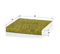 MANN-FILTER, FP 27 008 Filtro de aire de cabina, Biofuncional premium