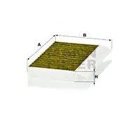 Filtro de cabina Filtro carbón activado con polifenol FP 27 021-2 MANN-FILTER