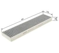 Filtro de cabina Filtro de carbón activado 1 987 432 382 BOSCH para MINI MINI