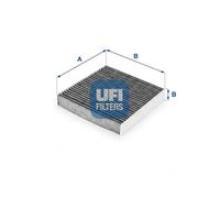 Filtro de cabina Filtro de carbón activado 54.248.00 UFI para ABARTH FIAT LANCIA
