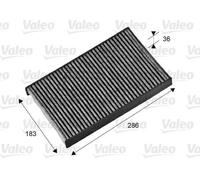 Filtro de cabina Filtro de carbón activado 698714 VALEO para CITROËN PEUGEOT DS