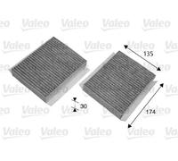 VALEO Filtro de habitáculo Ref. 698747 – carbón activado antipolen para Alfa Romeo 147/GT/156