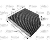 Filtro de cabina Filtro de carbón activado 715580 VALEO para AUDI PORSCHE