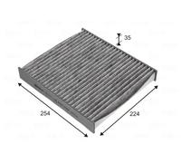 Filtro de cabina Filtro de carbón activado 715727 VALEO para VW SKODA SEAT