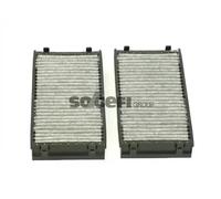 Filtro de cabina Filtro de carbón activado AHC349-2 PURFLUX para BMW X5 X6