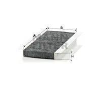 Mann Filter Filtro de cabina de carbón activado CUK 22 008-4 para BMW 3