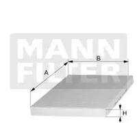Filtro de cabina Filtro de carbón activado CUK 23 015-2 MANN-FILTER para BMW
