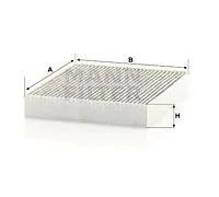 MANN-FILTER CUK 28 009 Filtro de aire de cabina - Filtro de Polen con Carbón activado - para Automóviles + Vehículos de transporte