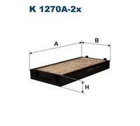 FILTRON K 1270A-2x Filtro de habitáculo