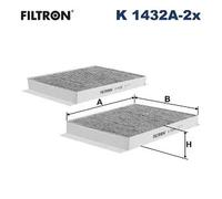 Filtro, aire habitáculo FILTRON K 1432A-2X