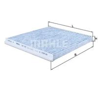 Filtro de cabina Filtro de carbón activado LAK 109 KNECHT para TOYOTA SUZUKI