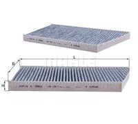 MAHLE Filtro de habitáculo LAK 129/1 Filtro de carbón activado Ancho: 189 Ancho: 192 Longitud: 332,0 Compatible con MERCEDES-BENZ Clase C Sedán W203 Clase C T-modell S203 CLK Descapotable A209