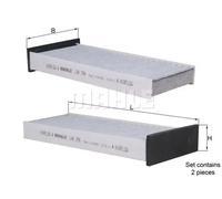 KNECHT FILTER Filtro, aire habitÃ¡culo para MITSUBISHI: Carisma, Montero, Lancer, Space Star, Pajero, L200, Colt (Ref: LAK 296/S)