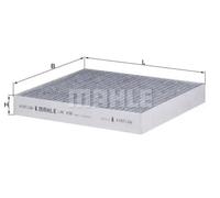 knecht Lak 436 Filtro, Aire Interior