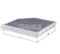 Filtro de cabina Filtro de carbón activado LAK 667 MAHLE para AUDI BENTLEY