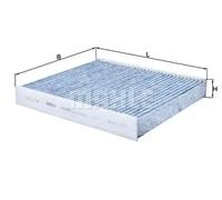 KNECHT FILTER Filtro, aire habitÃ¡culo para SEAT: Ibiza, Toledo & VOLKSWAGEN: Polo & SKODA: Fabia, Rapid, Roomster & AUDI: A1, S1 (Ref: LAK 809)