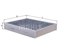 KNECHT FILTER Filtro, aire habitÃ¡culo para BMW: M4, SÃ©rie 3, SÃ©rie 2, M3, SÃ©rie 1, M2, SÃ©rie 4 & ALPINA: B4, B3, D4, D3 (Ref: LAK 812)