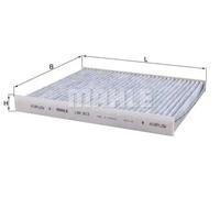 Filtro de cabina Filtro de carbón activado LAK 813 KNECHT para ALFA ROMEO