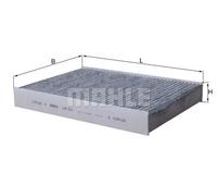 MAHLE ORIGINAL Filtro de habitáculo LAK 814
