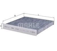 Filtro de cabina Filtro de carbón activado LAK 859 MAHLE para FORD