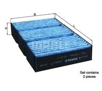 KNECHT FILTER Filtro, aire habitÃ¡culo para MERCEDES-BENZ: Classe ML, Classe GLE, Classe GL, Classe GLS (Ref: LAO 878/S)