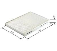 Filtro de cabina Filtro de partículas 1 987 432 102 BOSCH para BMW 5 5 Touring 6