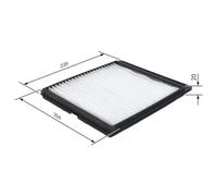 Filtro de cabina Filtro de partículas 1 987 432 119 BOSCH para NISSAN MICRA II