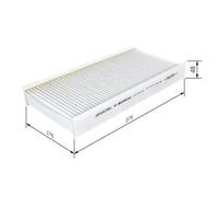 Filtro de cabina Filtro de partículas 1 987 432 206 BOSCH para FIAT PEUGEOT