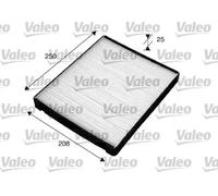 Filtro de cabina Filtro de partículas 715527 VALEO para HYUNDAI TERRACAN