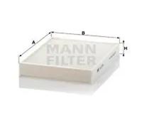 Filtro de cabina Filtro de partículas CU 2736-2 MANN-FILTER para BMW ALPINA