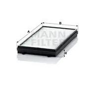 Filtro de cabina Filtro de partículas CU 3124-2 MANN-FILTER para BMW ROLLS-ROYCE