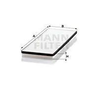 Filtro de cabina Filtro de partículas CU 4228 MANN-FILTER para DAF GINAF