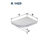 Filtro de cabina Filtro de partículas K 1425 FILTRON para TOYOTA BMW ALPINA