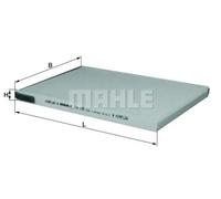 Filtro de cabina Filtro de partículas LA 135 MAHLE para CITROËN XSARA