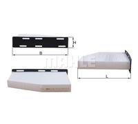 Filtro de cabina Filtro de partículas LA 181 KNECHT para VW SEAT SKODA AUDI