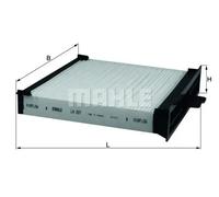Mahle Filter LA227 Filtro De Habitáculo