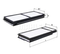 KNECHT FILTER Filtro, aire habitáculo para MAZDA: 5, 3 (Ref: LA 346/S)