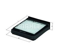 MAHLE LA 376 Filtro de habitáculo