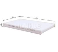 Filtro de cabina Filtro de partículas LA 422 KNECHT para FIAT PALIO ALBEA