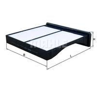 KNECHT FILTER Filtro, aire habitáculo para SUBARU: WRX, Impreza, Forester, XV, Levorg (Ref: LA 461)