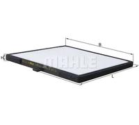 MAHLE LA 471 Filtro de aire de cabina interior - Filtro de polen - Coche
