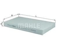 MAHLE Filtro de habitáculo LA 56 Filtro de partículas Altura: 30,0 Ancho: 160 Longitud: 290,0